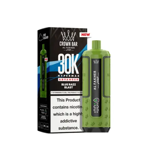 Al Fakher 30K Hypermax Blue Razz Blast Prefilled Pod Kit – 6mg