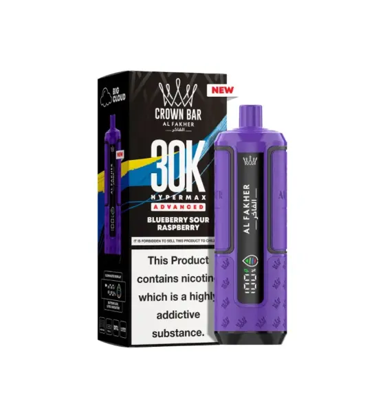 Al Fakher 30K Hypermax Blueberry Sour Raspberry Prefilled Pod Kit – 6mg
