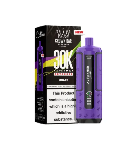Al Fakher 30K Hypermax Grape Prefilled Pod Kit – 6mg