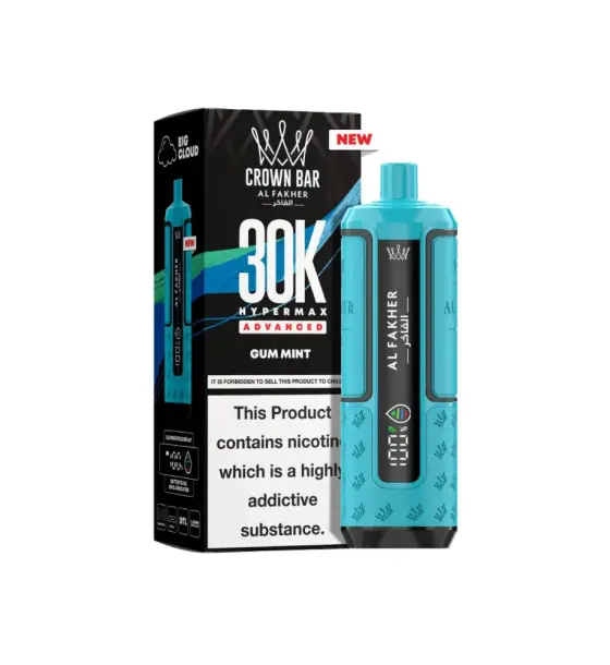 Al Fakher 30K Hypermax Gum Mint Prefilled Pod Kit – 6mg