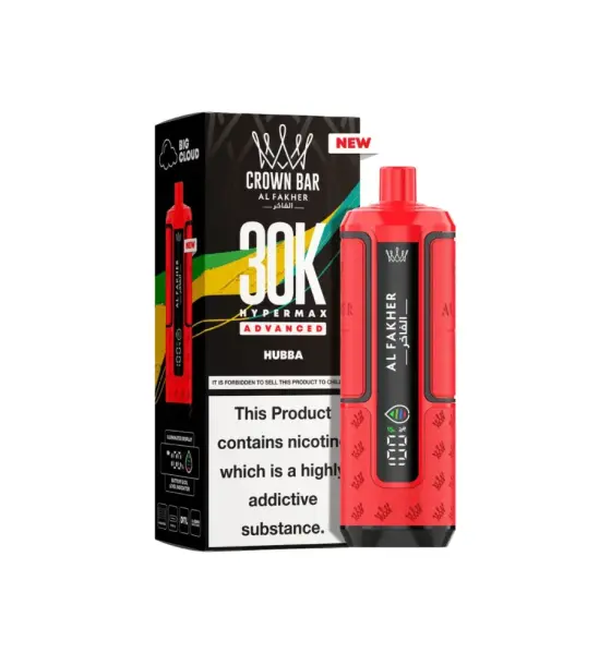Al Fakher 30K Hypermax Hubba Prefilled Pod Kit – 6mg