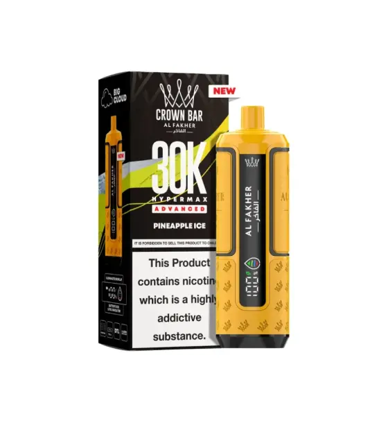Al Fakher 30K Hypermax Pineapple Ice Prefilled Pod Kit – 6mg