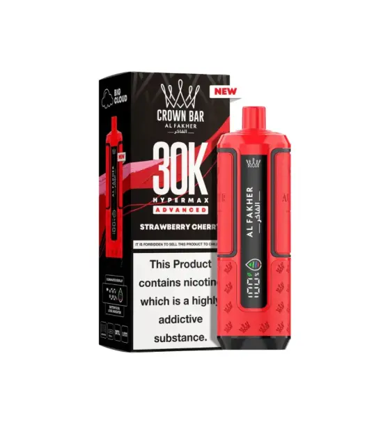Al Fakher 30K Hypermax Strawberry Cherry Prefilled Pod Kit – 6mg