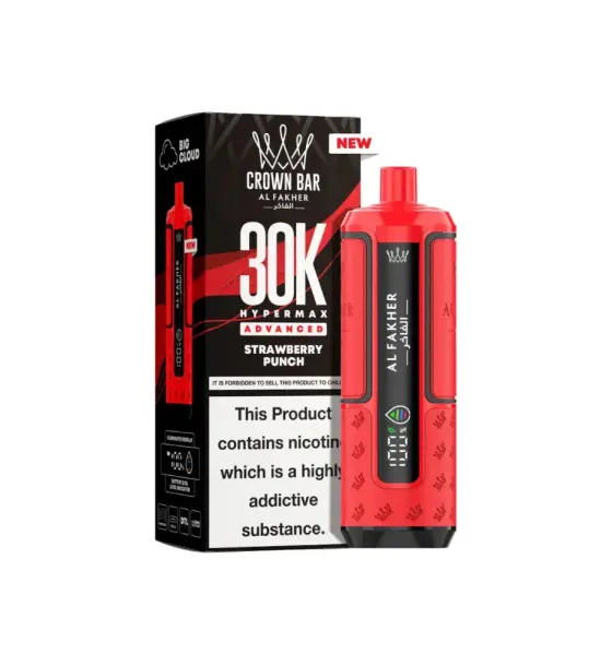 Al Fakher 30K Hypermax Strawberry Punch Prefilled Pod Kit – 6mg