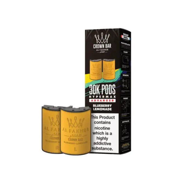 Al Fakher 30K Hypermax Blueberry Lemonade Refill Pods – 6mg