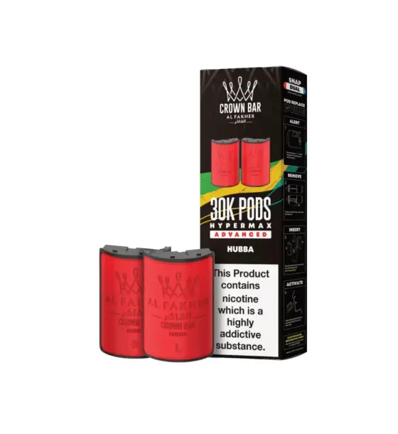 Al Fakher 30K Hypermax Hubba Refill Pods – 6mg