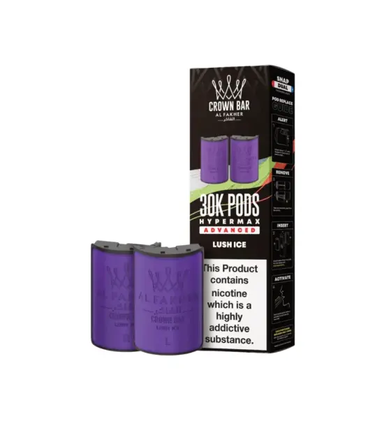 Al Fakher 30K Hypermax Lush Ice Refill Pods – 6mg