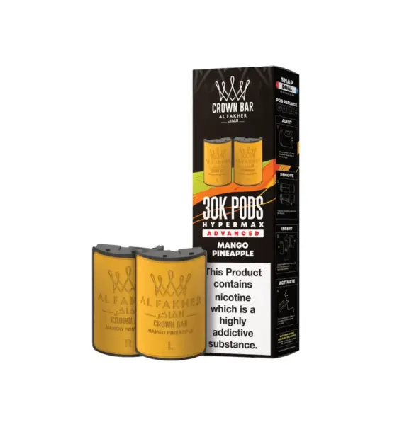 Al Fakher 30K Hypermax Mango Pineapple Refill Pods – 6mg