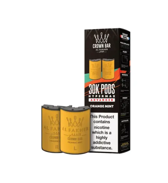 Al Fakher 30K Hypermax Orange Mint Refill Pods – 6mg