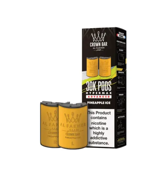 Al Fakher 30K Hypermax Pineapple Ice Refill Pods – 6mg