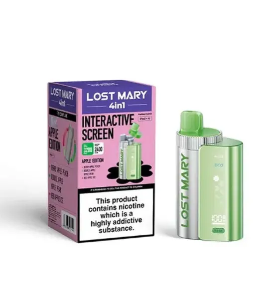 Lost Mary 4 in 1 Apple Edition Prefilled Pod Kit – 20mg