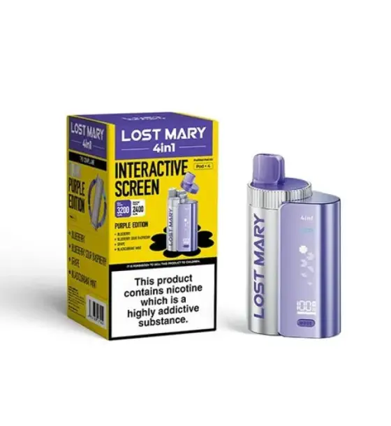 Lost Mary 4 in 1 Purple Edition Prefilled Pod Kit – 20mg