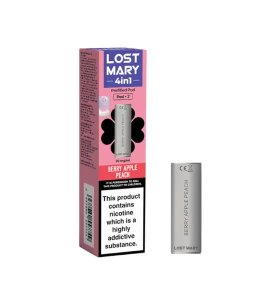 Lost Mary 4 in 1 Berry Apple Peach Prefilled Pods – 20mg