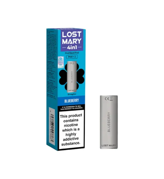 Lost Mary 4 in 1 Blueberry Prefilled Pods – 20mg