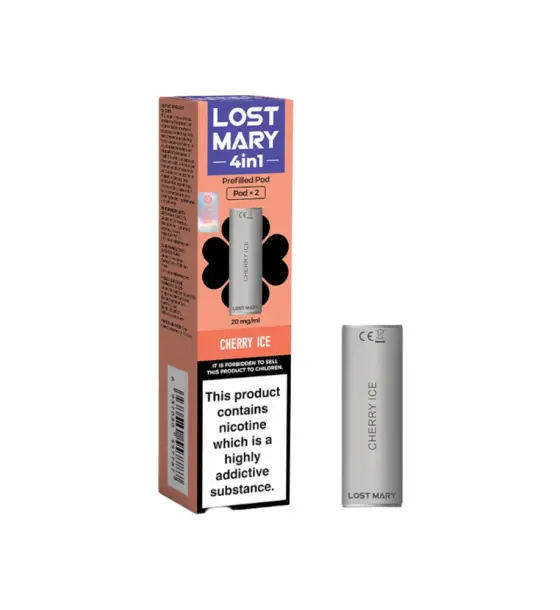 Lost Mary 4 in 1 Cherry Ice Prefilled Pods – 20mg