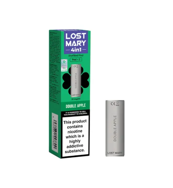 Lost Mary 4 in 1 Double Apple Prefilled Pods – 20mg