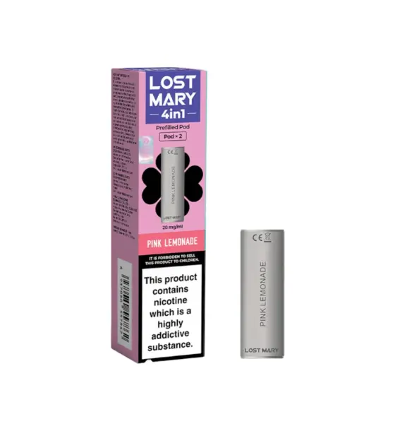 Lost Mary 4 in 1 Pink Lemonade Prefilled Pods – 20mg