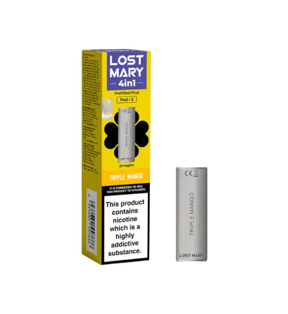 Lost Mary 4 in 1 Triple Mango Prefilled Pods – 20mg