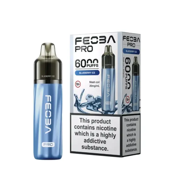 Feoba Pro 6000 Blueberry Ice Prefilled Pod Kit – 20mg