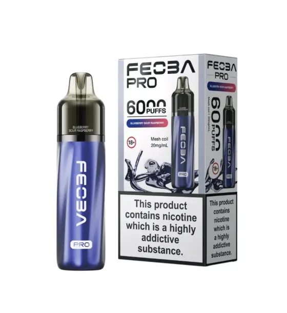 Feoba Pro 6000 Blueberry Sour Raspberry Prefilled Pod Kit – 20mg