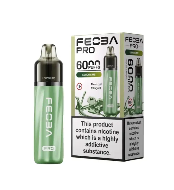 Feoba Pro 6000 Lemon Lime Prefilled Pod Kit – 20mg