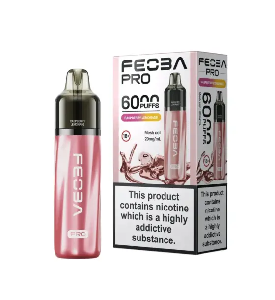 Feoba Pro 6000 Raspberry Lemonade Prefilled Pod Kit – 20mg