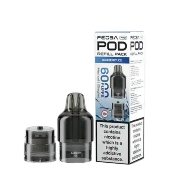 Feoba Pro 6000 Blueberry Ice Prefilled Pods – 20mg