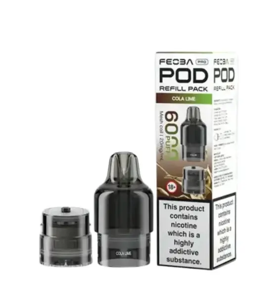 Feoba Pro 6000 Cola Lime Prefilled Pods – 20mg