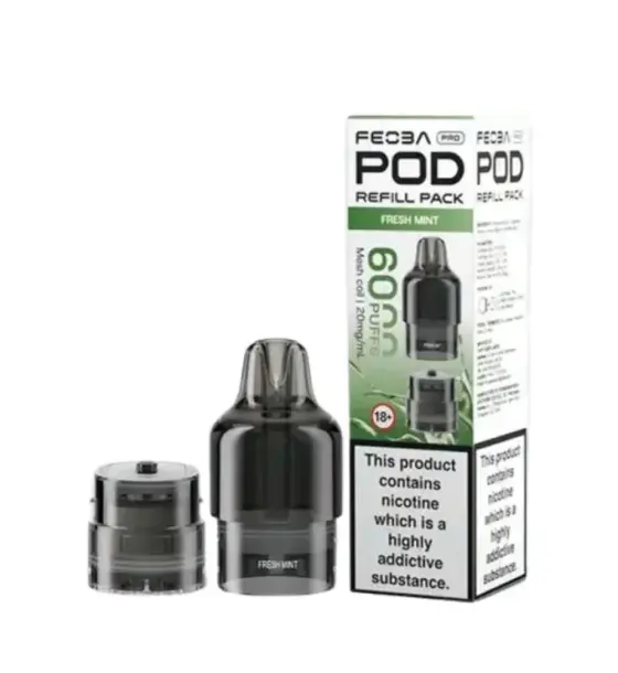 Feoba Pro 6000 Fresh Mint Prefilled Pods – 20mg