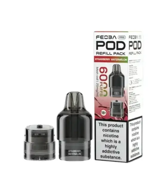 Feoba Pro 6000 Strawberry Watermelon Prefilled Pods – 20mg