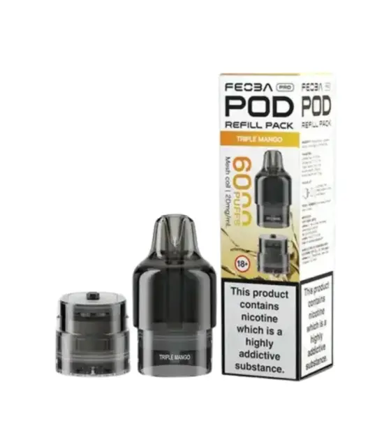 Feoba Pro 6000 Triple Mango Prefilled Pods – 20mg