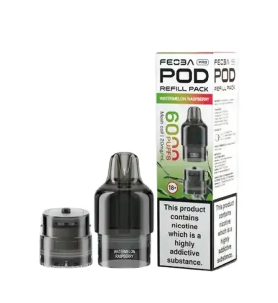 Feoba Pro 6000 Watermelon Raspberry Prefilled Pods – 20mg