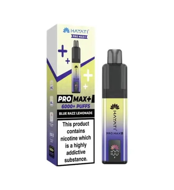 Hayati Pro Max+ 6000 Blue Razz Lemonade Kit – 20mg