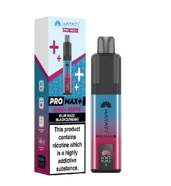 Hayati Pro Max+ 6000 Blue Razz Blackcurrant Kit – 20mg
