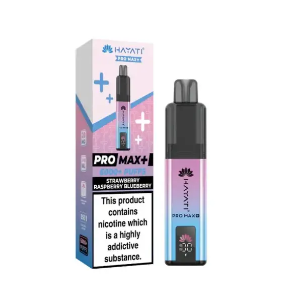 Hayati Pro Max+ 6000 Strawberry Raspberry Blueberry Kit – 20mg