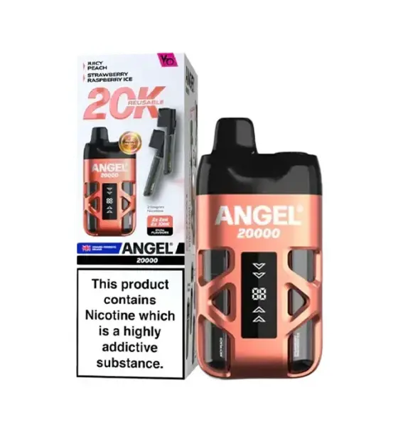 Vapes Bars Angel 20K Coral Edition Juicy Peach / Strawberry Raspberry Ice Kit – 20mg
