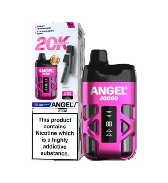 Vapes Bars Angel 20K Pink Edition Berry Lemonade / Strawberry Kiwi Kit – 20mg