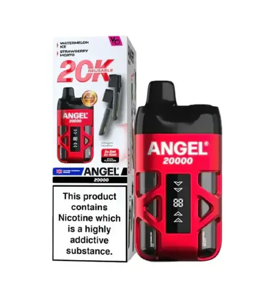 Vapes Bars Angel 20K Red Edition Watermelon Ice / Strawberry Mojito Kit – 20mg