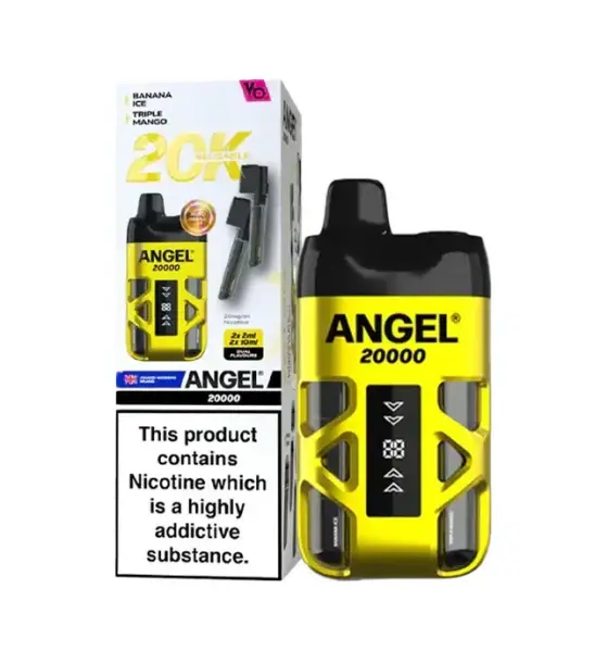 Vapes Bars Angel 20K Yellow Edition Banana Ice / Triple Mango Kit – 20mg