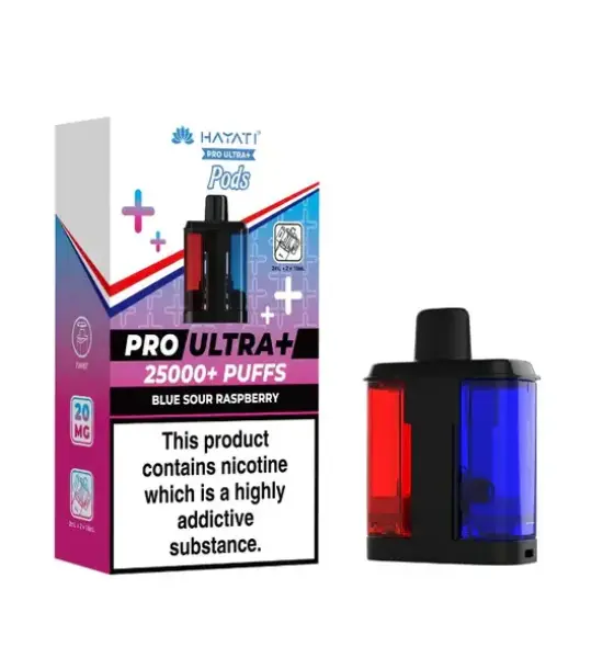 Hayati Pro Ultra+ 25000 Blue Sour Raspberry Replacement Pod – 20mg