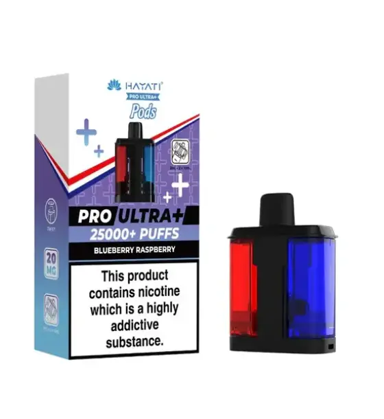 Hayati Pro Ultra+ 25000 Blueberry Raspberry Replacement Pod – 20mg