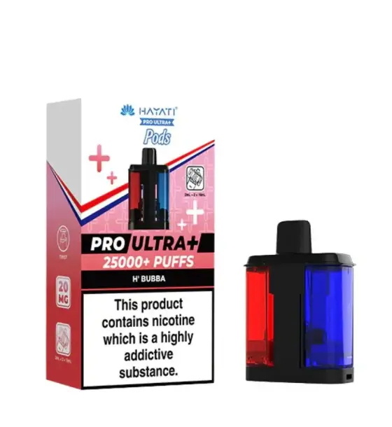Hayati Pro Ultra+ 25000 H'Bubba Replacement Pod – 20mg