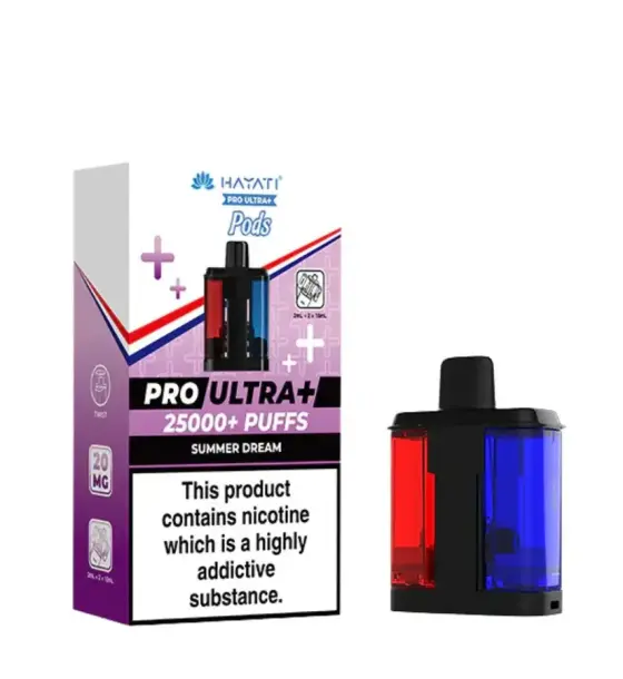 Hayati Pro Ultra+ 25000 Summer Dream Replacement Pod – 20mg