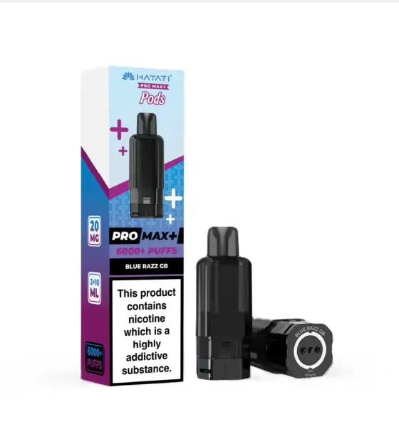 Hayati Pro Max+ 6000 Blue Razz GB Replacement Pod – 20mg