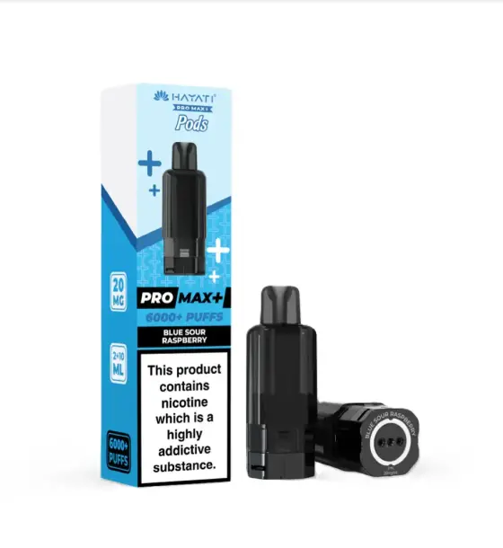 Hayati Pro Max+ 6000 Blue Sour Raspberry Replacement Pod – 20mg