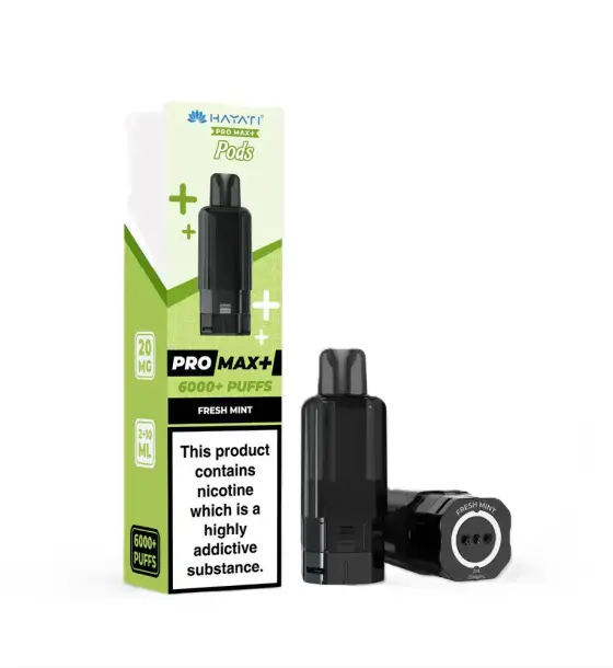 Hayati Pro Max+ 6000 Fresh Mint Replacement Pod – 20mg