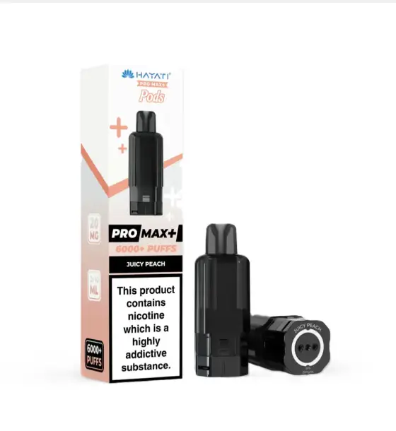 Hayati Pro Max+ 6000 Juicy Peach Replacement Pod – 20mg