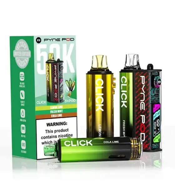 Pyne Pod Click 50K Green Edition (3 Flavours) Kit – 20mg