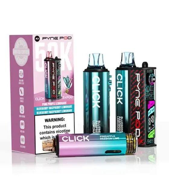 Pyne Pod Click 50K Lemonade Edition (3 Flavours) Kit – 20mg