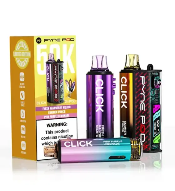 Pyne Pod Click 50K Drinks Edition (3 Flavours) Kit – 20mg